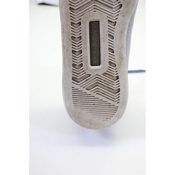 Dolce and Gabbana Mens Leather High Top Sneakers Beige Sky Blue Size 8.5 - Picture 7 of 7